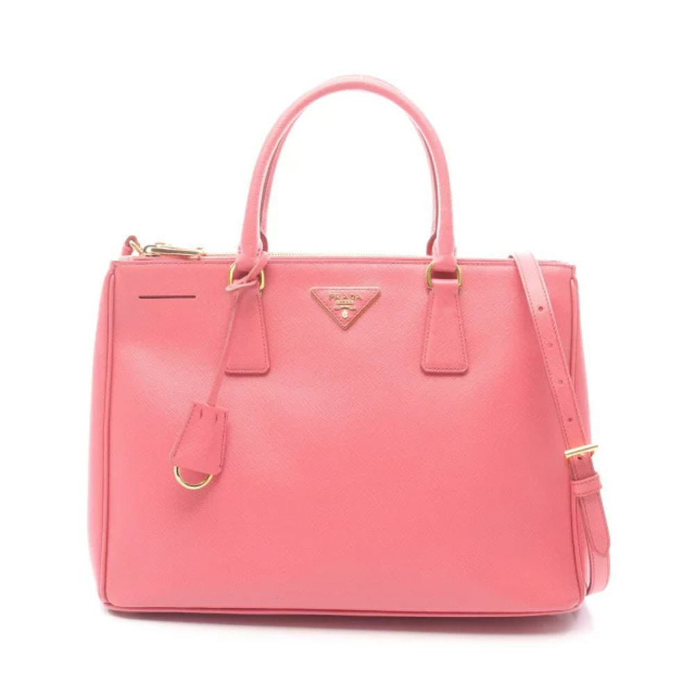 Prada SAFFIANO LUX Galleria Handbag Leather Pink